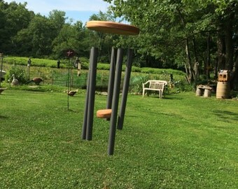 5 tube steel wind chime