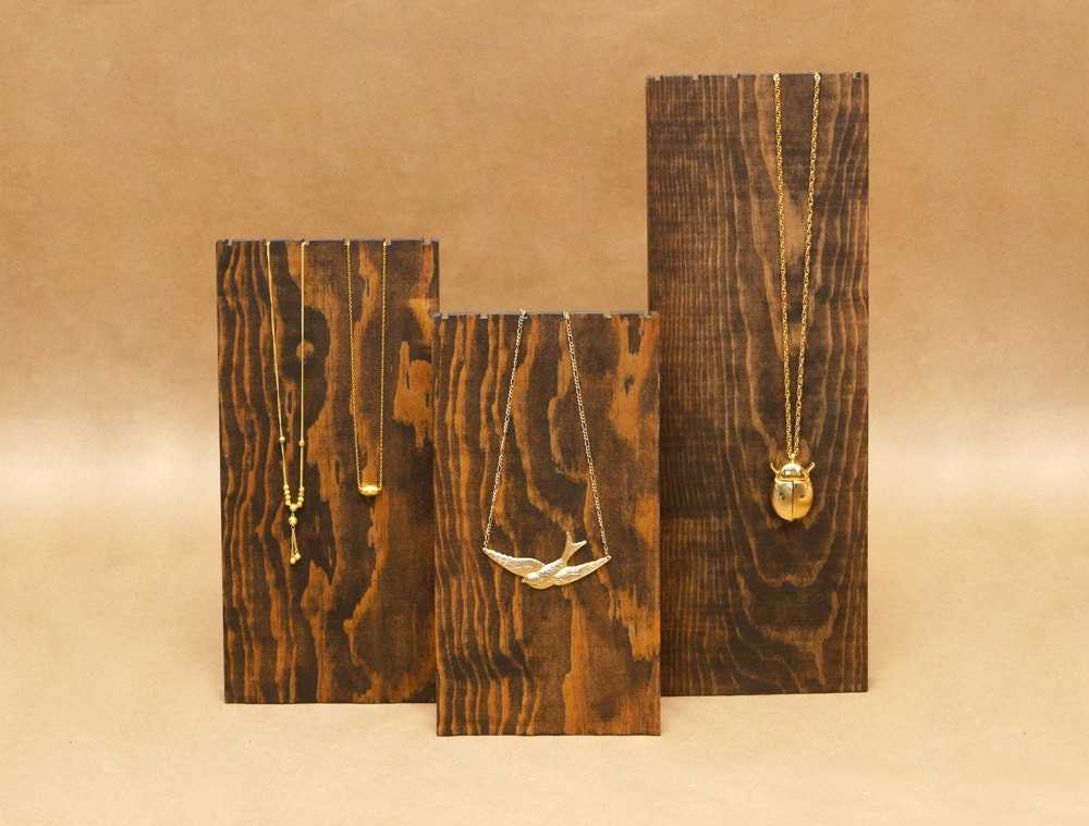 Wooden Necklace Display Board / Necklace Holder / Jewelry