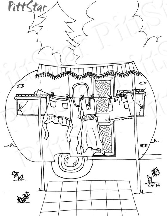 camper in canoe coloring pages - photo #24