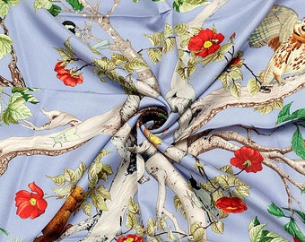 HERMES SCARF Silk Chasse au Bois by Carl De Parcevaux by EXANYC  