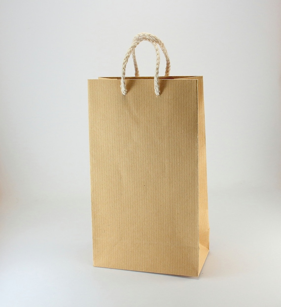 100 SMALL Rustic Wedding Paper Bags Kraft Paper Gift Bags