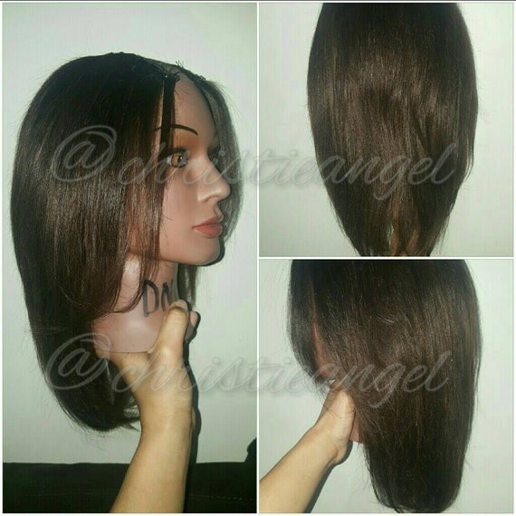 U part wig natural black long armpit length by ...