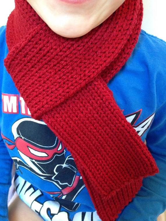 Kid's knit scarfunisex scarf for childred