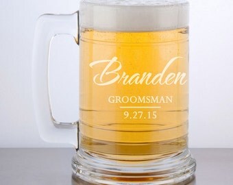 Groomsmen beer mug, Groomsman Gifts, Best man gift, Bestman gifts, Groomsmen gift, Father of the bride gift, Whiskey glasses, Whiskey glass