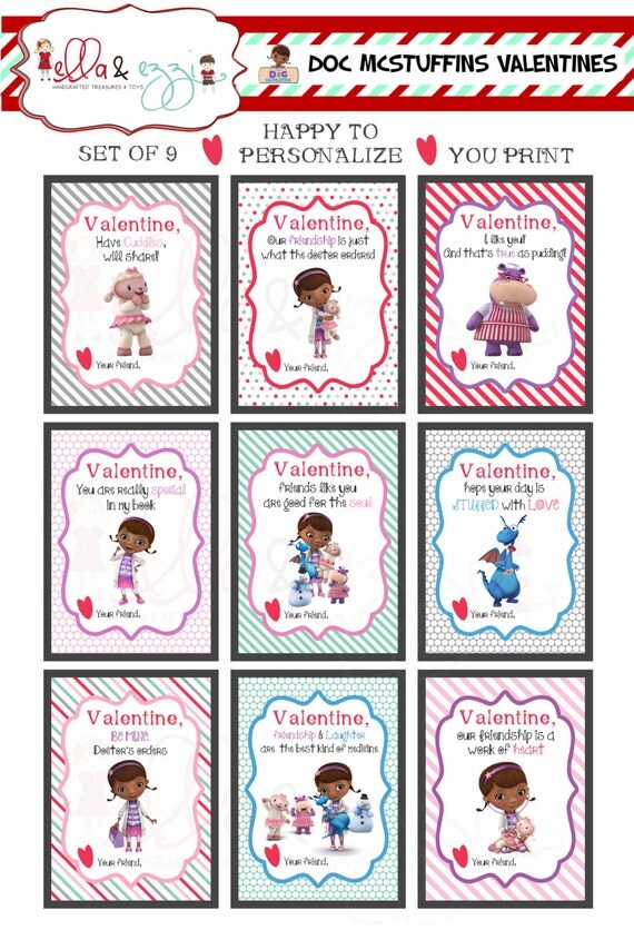 doc mcstuffins valentine