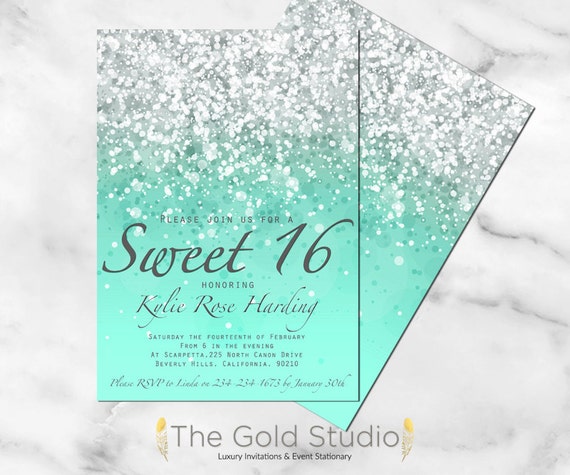 Sweet Sixteen Party Invitations 5