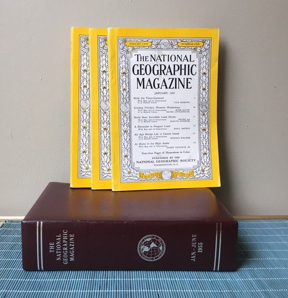 National Geographic storage slipcase box January through June