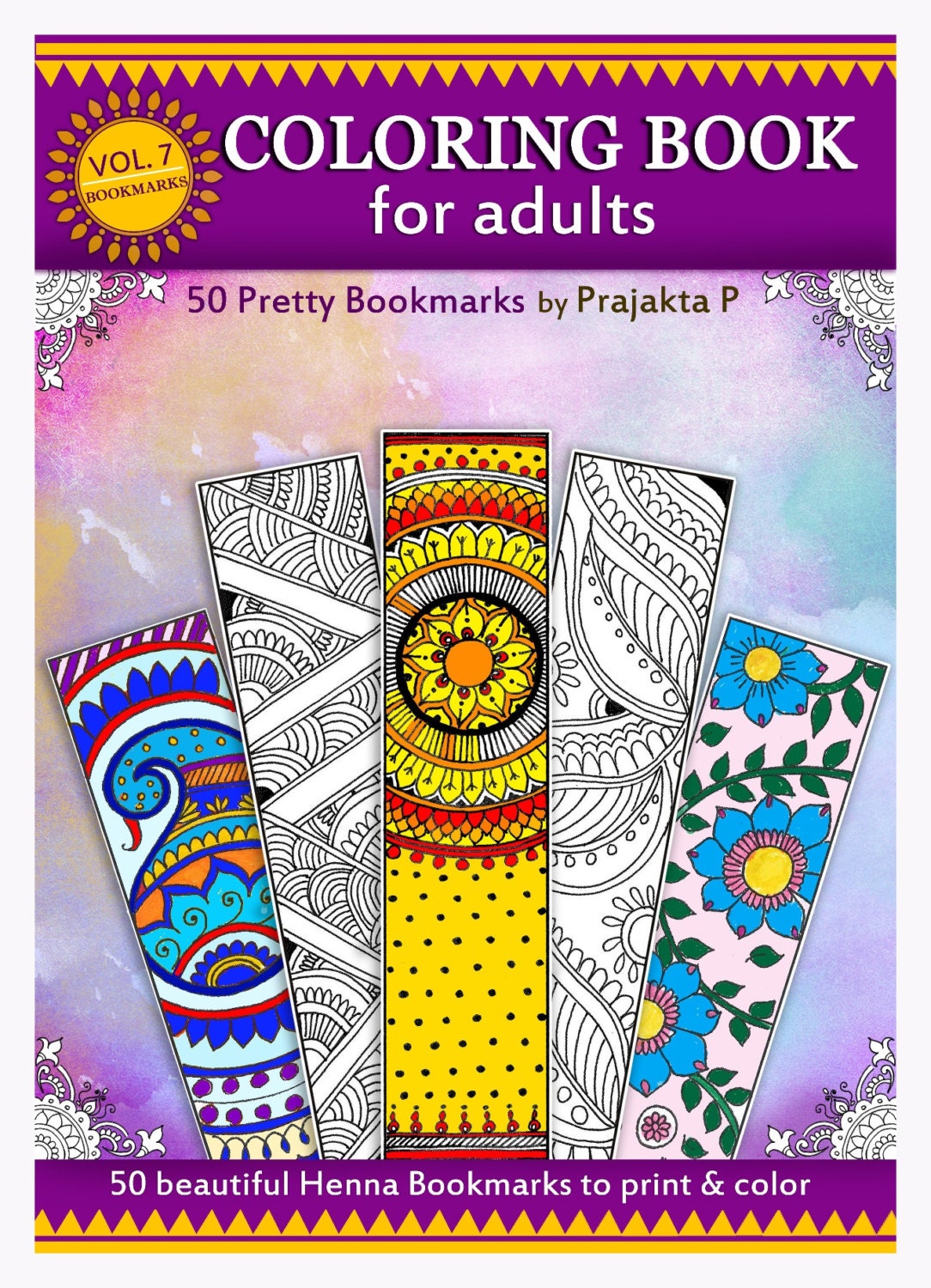 Printable Bookmarks Adult coloring book by DifferentStrokesArts