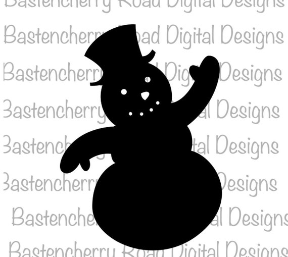 Christmas SVG Snowman SVG Cut File svg Cricut Silhouette