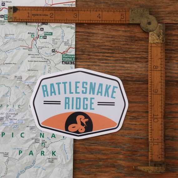 CUSTOM LISTING for Nathan Vinyl Sticker Rattlesnake Ridge