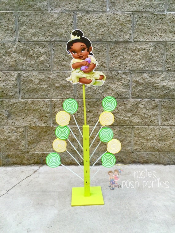 Items similar to Princess and The Frog Birthday Lollipop ...
