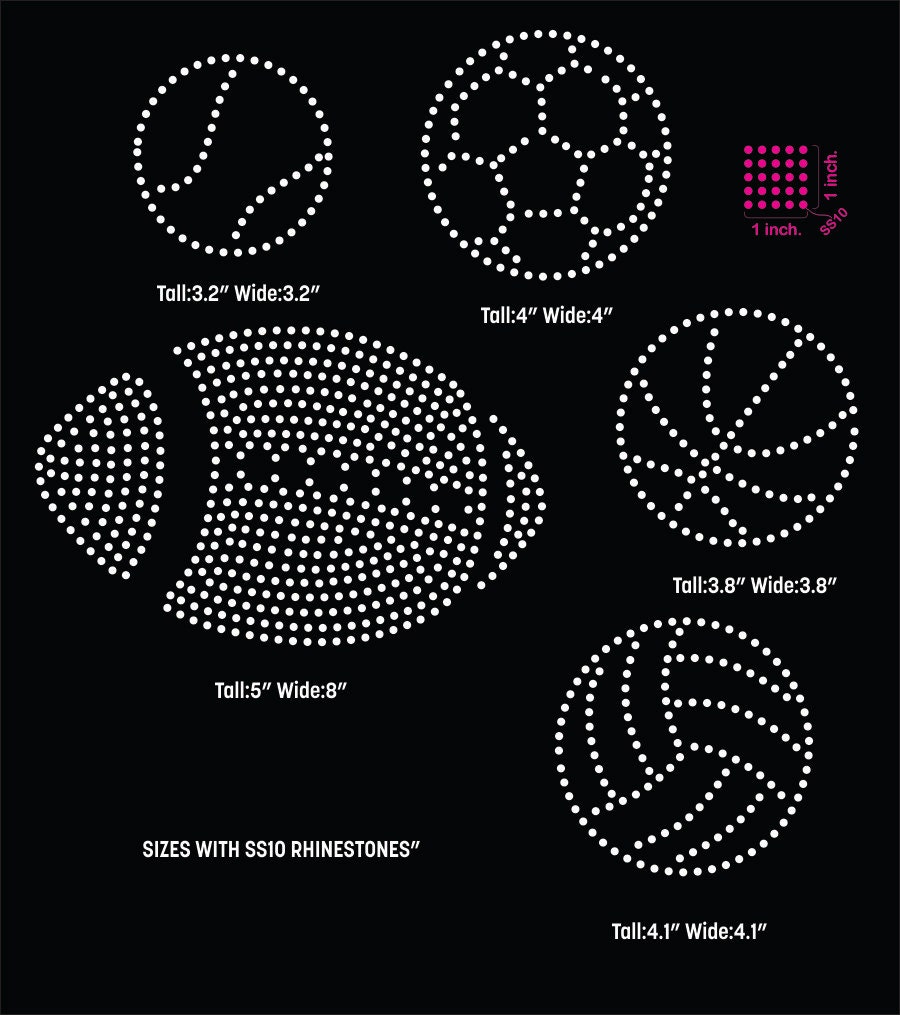 Download Balls rhinestone templates dxf svg studio3 by RhinestoneTemplates