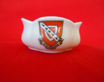 Tiny Souvenir of Richmond Yorkshire Clover Shaped Bowl by W & R STOKE on Trent Carlton China