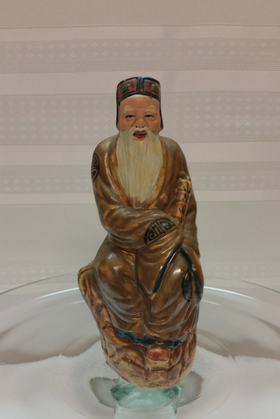 RARE Antique Chinese MUDMAN Male Figurine by AmazingFunVintage