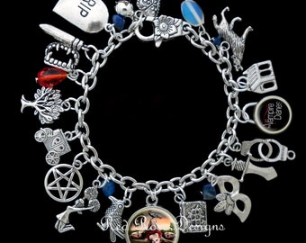 The Vampire Diaries Themed Charm Bracelet