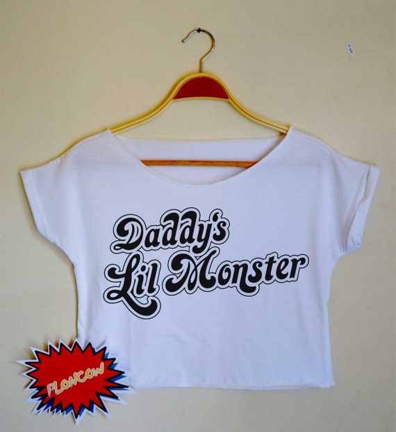 Harley Quinn Shirt Daddy's Lil Monster Tshirt Suicide by ploncow