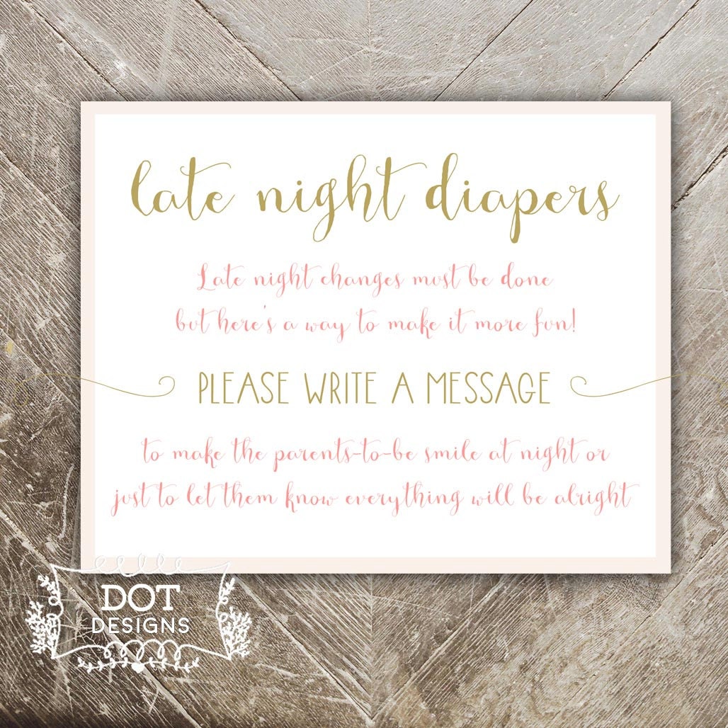 late night diaper game