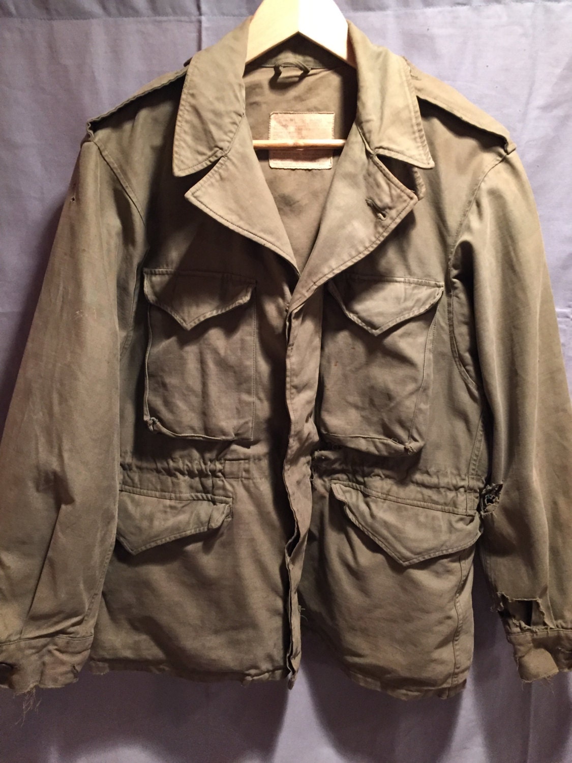 WW2 U.S Army M43 Jacket Salty/Field Used