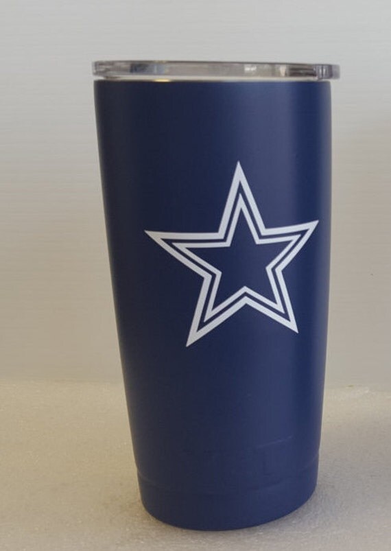 YETI Dallas Cowboys 20oz. Yeti RAMBLER wrapped with 3M vinyl