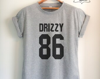 Drake Shirts Merch T Shirt Apparel Clothing Tour Drizzy for Women Girls Men available in Grey Black White Red