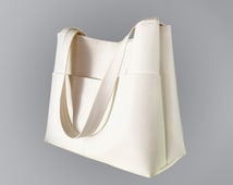 pleather tote bag