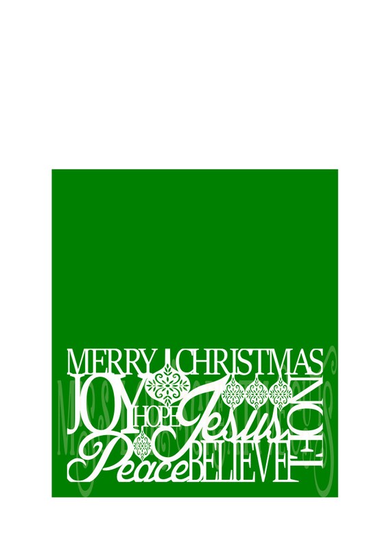 Download Card Peace Love Joy Christmas SVG Cut file Cricut explore ...