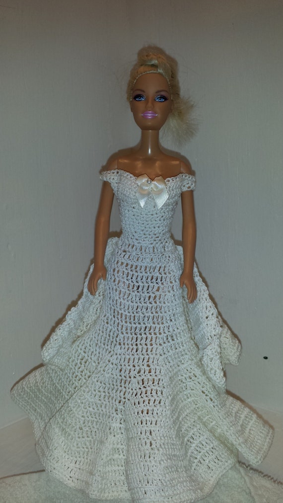 Crochet Barbie Clothes Barbie Doll Outfit Handmade Barbie