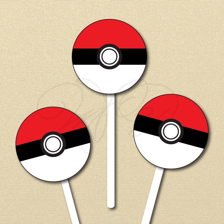 Pokemon Party Printables Pokeball Cupcake Toppers Stickers pokemon-party-printables-pokeball-cupcake-toppers-stickers