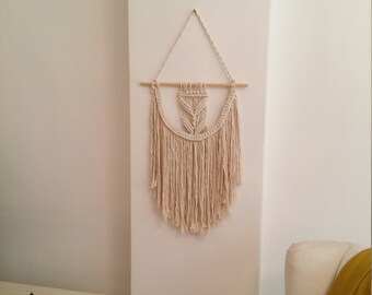 macrame wall hanging, boho home decor, tissage mural, macrame tapestry, woven wall hanging, macrame wallart, wall tapestry