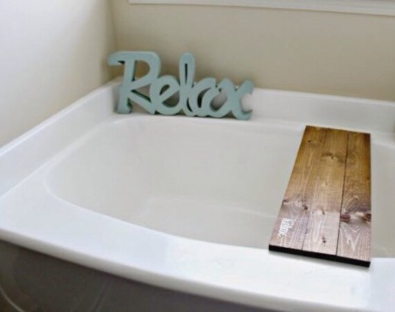 Badewanne fach caddy bad tray bath caddy von worrylesscraftmore