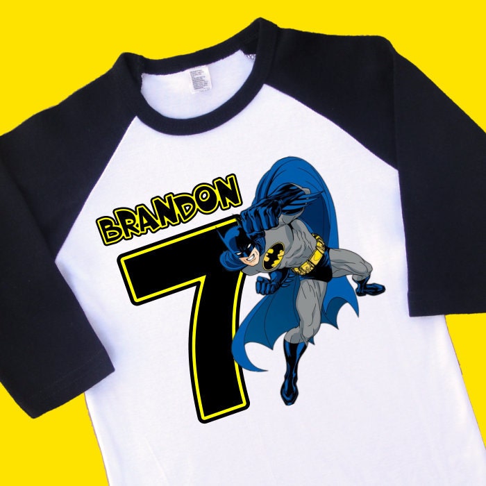 batman birthday shirts for family