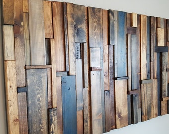 Wood Wall Art Sculpture