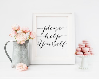 Please help yourself | Etsy