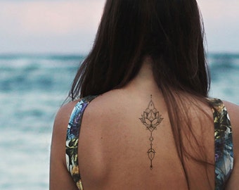 colorful floral tattoo fake tattoo boho vintage flower colorful floral tattoo fake tattoo boho vintage flower