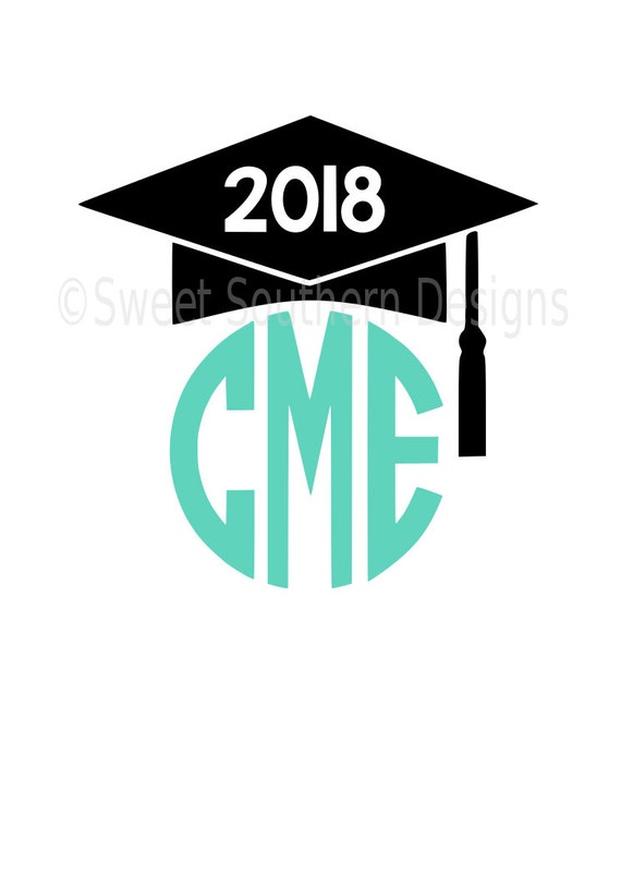 Free Free Graduation Cap Monogram Svg 709 SVG PNG EPS DXF File