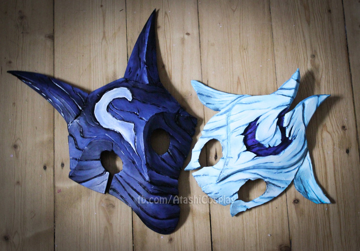 Kindred Mask Set League of Legends Cosplay Prop