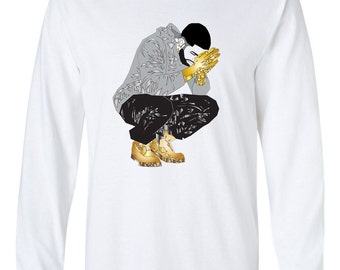 Drake T- Shirt and long sleeve shirt Views From The S-2XL Drizzy OVO XO Summer Sixteen tour WHITE