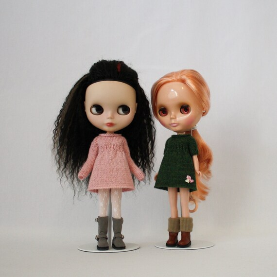 Blythe doll Zenia Dress knitting PATTERN cute long or short