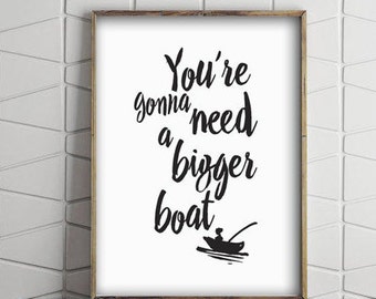 Bigger Boat | Etsy