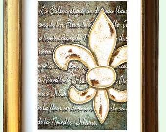 Fleur de lis frame | Etsy