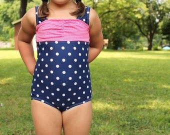 The Classic Maillot swimsuit and tankini PDF Pattern