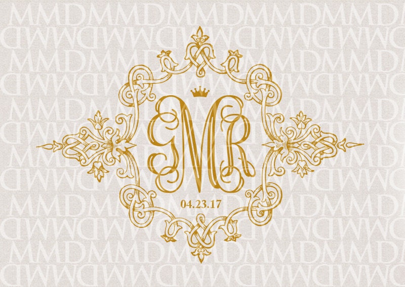 Royal Wedding Logo il fullxfull.1000678609 cnhn - Royal Wedding Logo