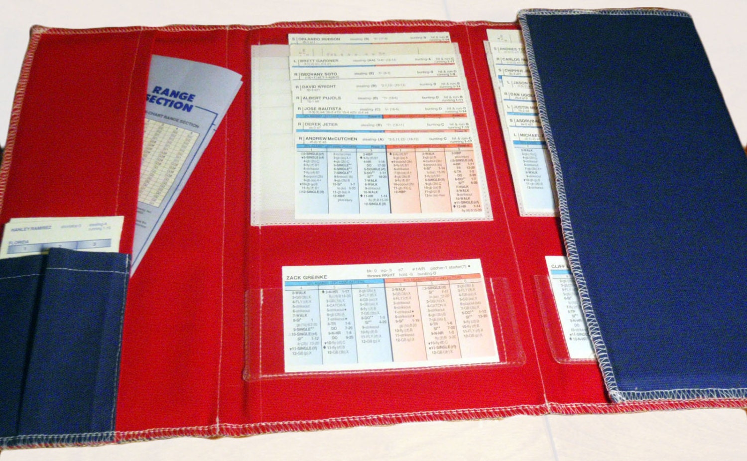 StratOMatic Baseball Card Organizer Optional Custom Colors