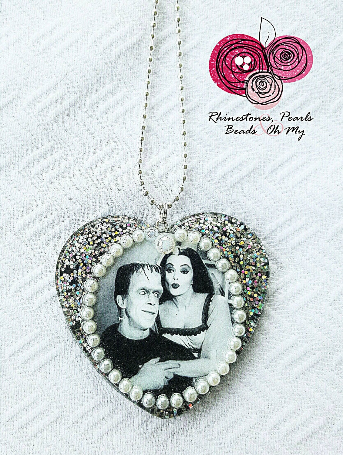 The Munsters Necklace-Birthday Gift-Munsters Jewelry-Lily