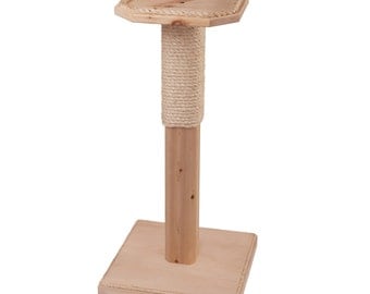 Scratch & Perch Cat Tree - Scratching Post - Cat Perch - Small Cat Tree - Sisal Scratcher