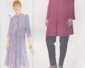 Dress Pattern Tunic Pants Women's Size 14w - 18w Bust 36 - 40 Uncut Vogue Plus 7121