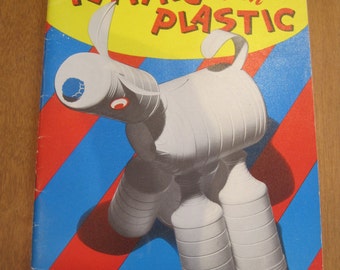 Plastic Bottle Craft Book "Playing with Plastic" by Barbara Jean Rodgers Advertising/Marketing Ephemera Lanterns Toys Christmas Decorations