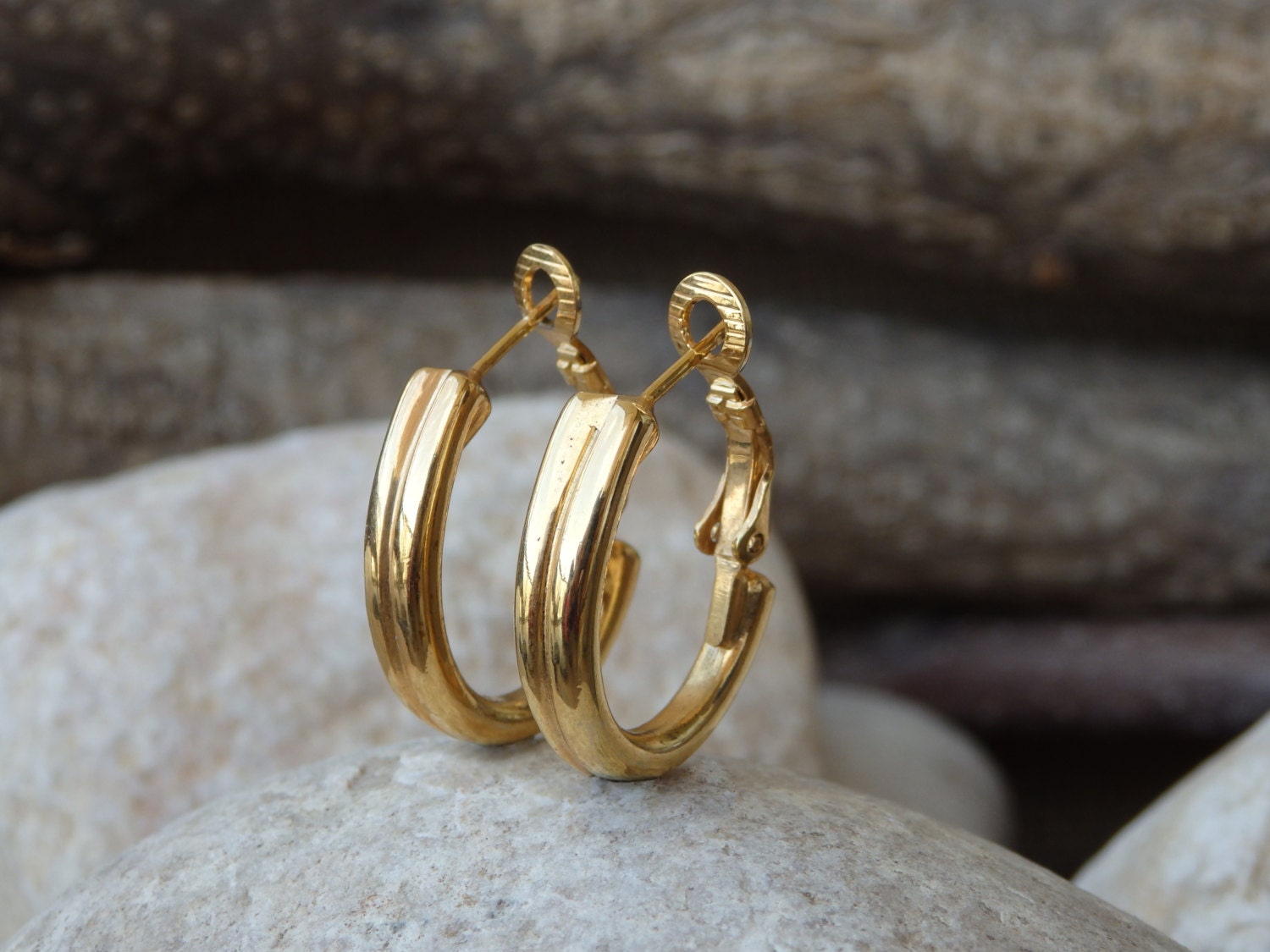 Gold Hoop Earrings Hoop Stud Earrings Classic Hoop Earrings