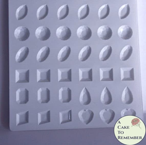 Sugar jewel mold isomalt gem mold mould for sugar gems for
