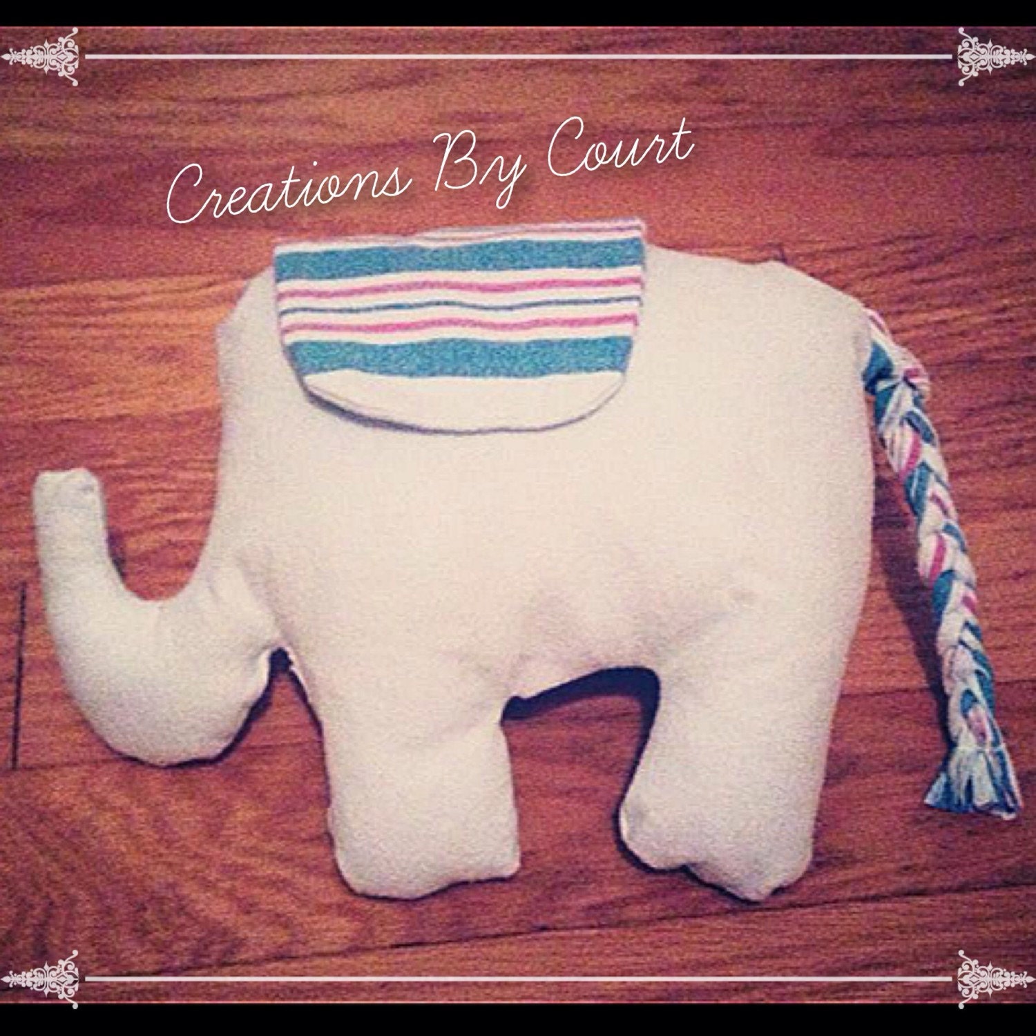 stuffed animal made from hospital blanket